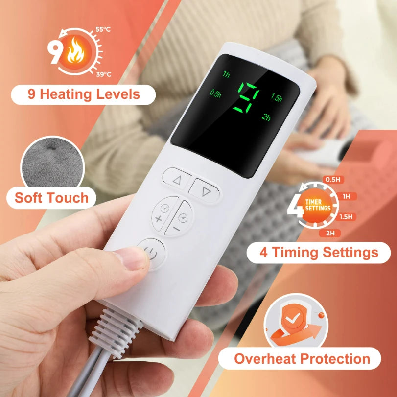 Ceinture chauffante Lombaires Electrique - Soulage la douleur et réchauffe instantanément