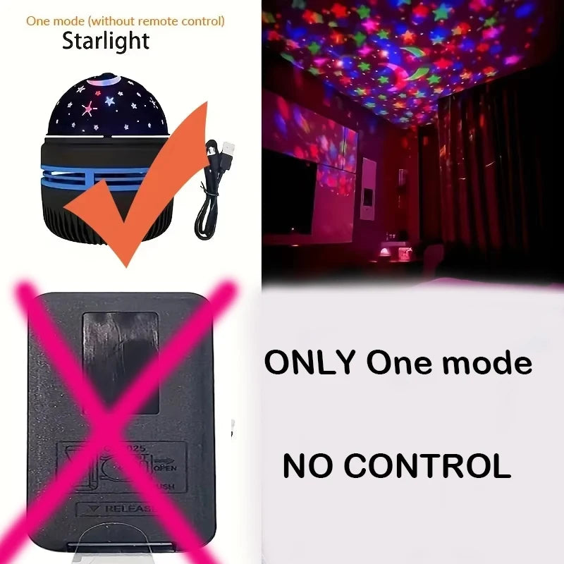 Projecteur Galaxie & Veilleuse d’Ambiance – 7 Couleurs Magiques